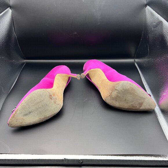 Manolo Blahnik Jewel Pumps 4” in pink. - Picture 12 of 13